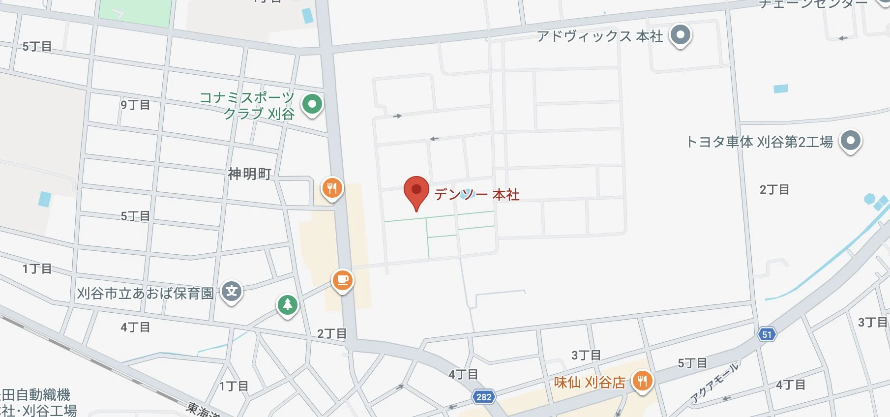 会場周辺の地図
