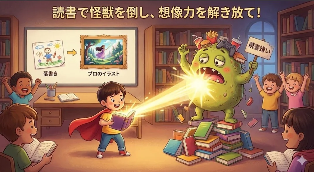 エボルブック：読書の力で怪獣を倒せ！