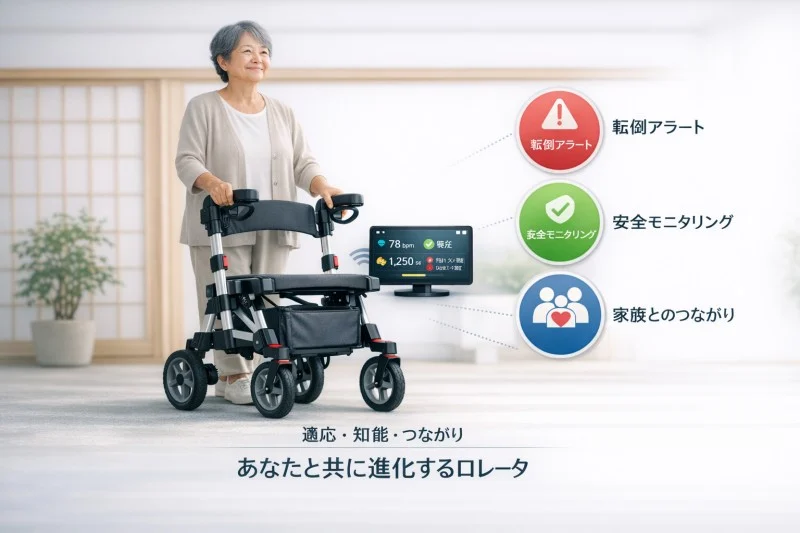 Stage-Ready 成長に対応するモジュラー型ロレータ（歩行補助器）