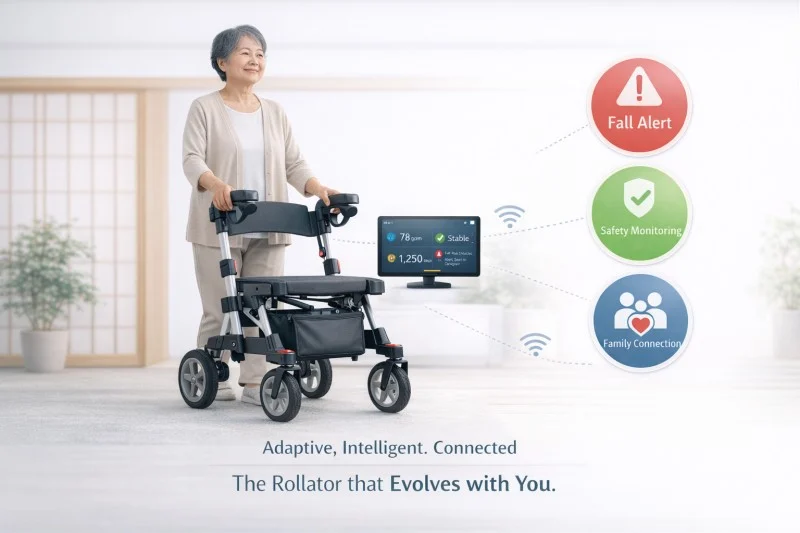 Stage-Ready Modular Rollator