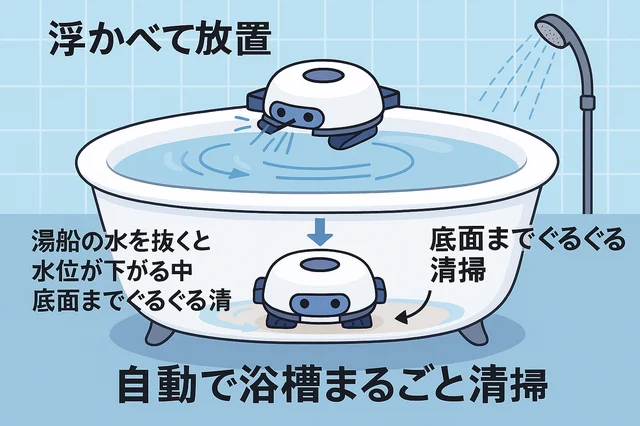 Robotic Bathtub Cleaner