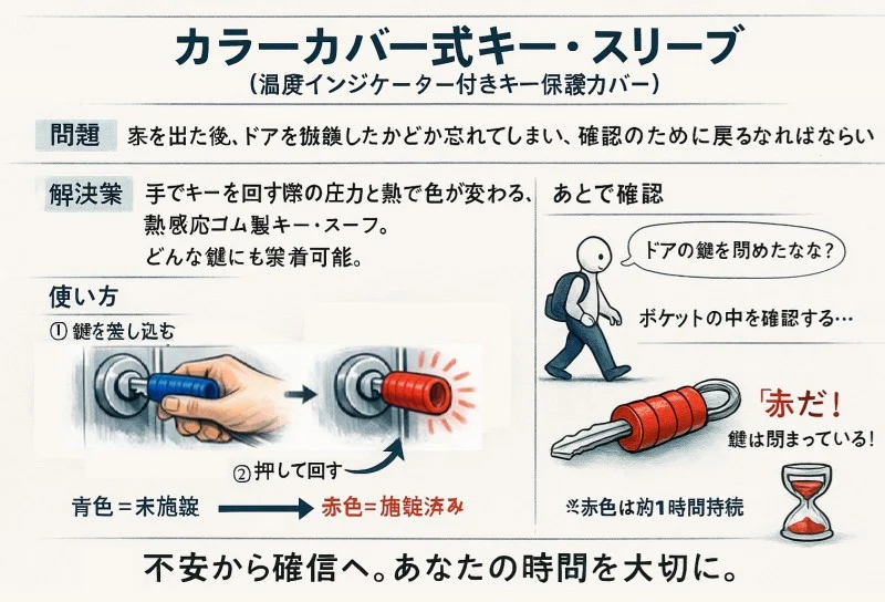 温度表示キーカバー