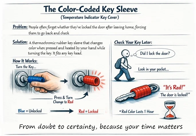 Temperature Indicator Key Cover