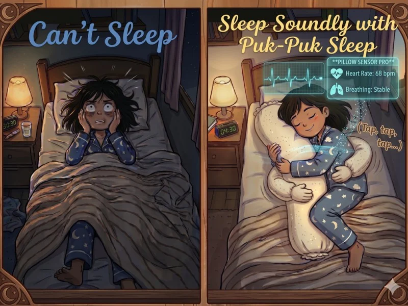 Puk-Puk Sleep: The Pillow That Hugs You Back