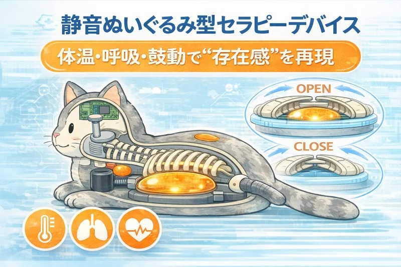 呼吸とぬくもりのぬいぐるみ「ほとり」
