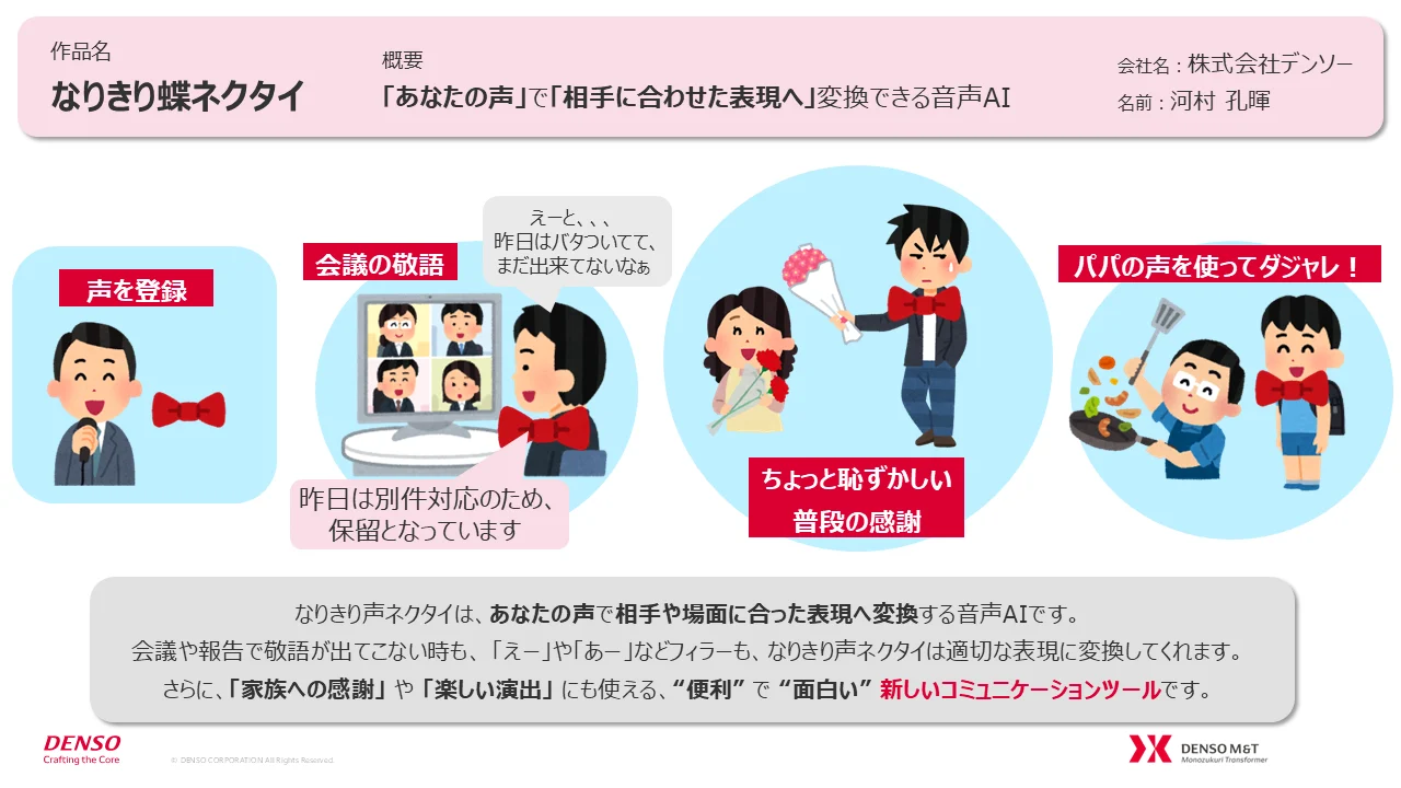 なりきり蝶ネクタイ