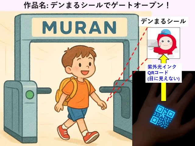デンまるシールでゲートオープン！